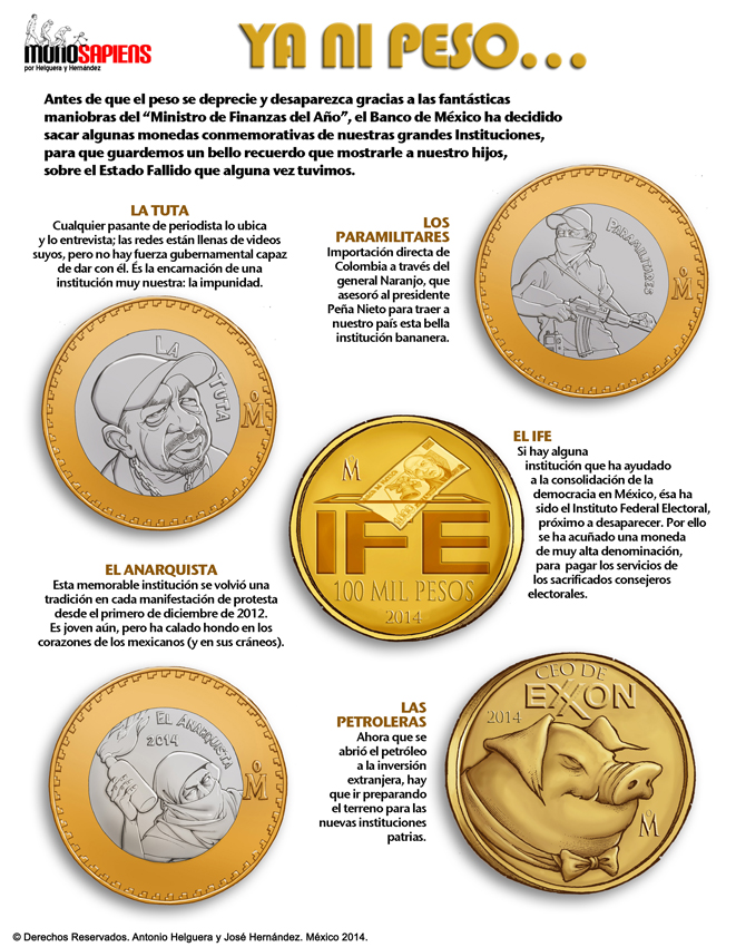 Y ni peso. Domingo 9 de febrero de 2014
